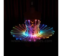 Optic fiber led ballet dress tutu for dance